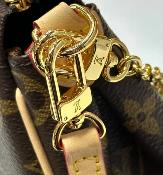 Клатч Louis Vuitton Eva, коричневый