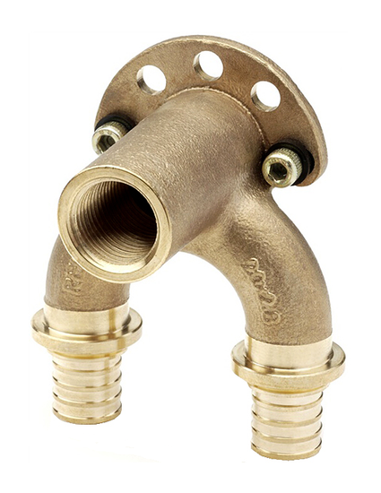 Угольник настенный Рехау 20/20-Rp 1/2 RX+ проходной с ВР длинный (14562713001)