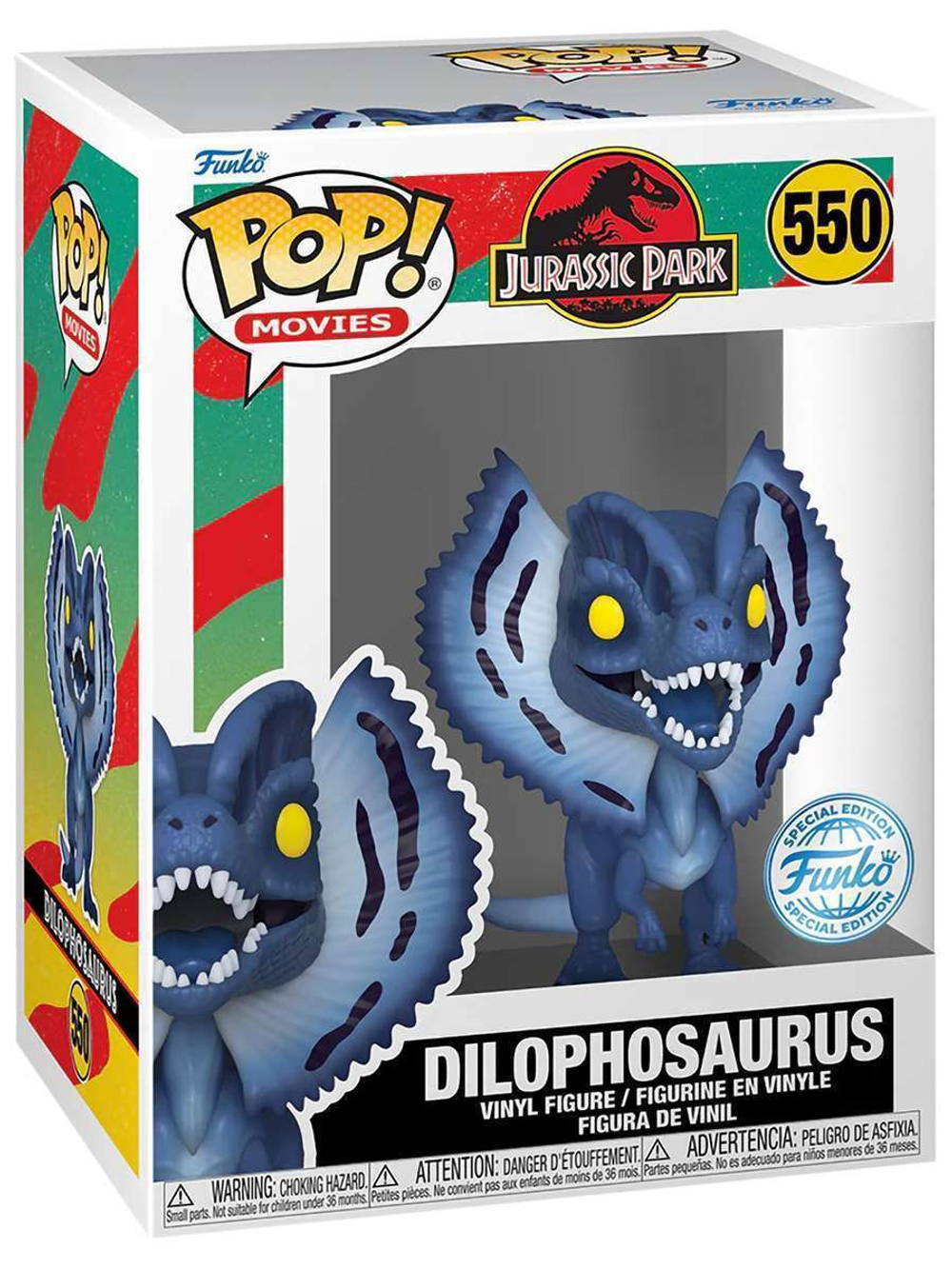 Фигурка Funko POP! Movies Jurassic Park Dilophosaurus (MNLT) (Exc) (550) 81707