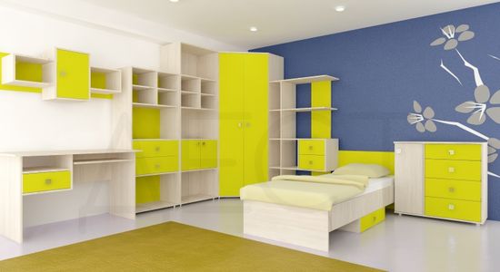 Шкаф угловой ДЖЕРСИ левый