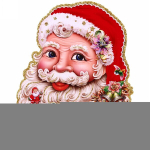 Плакат «Дед Мороз новогодний» 32*26 см