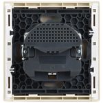 FORTE&PIANO Розетка 1-местная с заземлением с защитными шторками винтовое крепление 16А USB A+C 18Вт FP447 ваниль IEK
