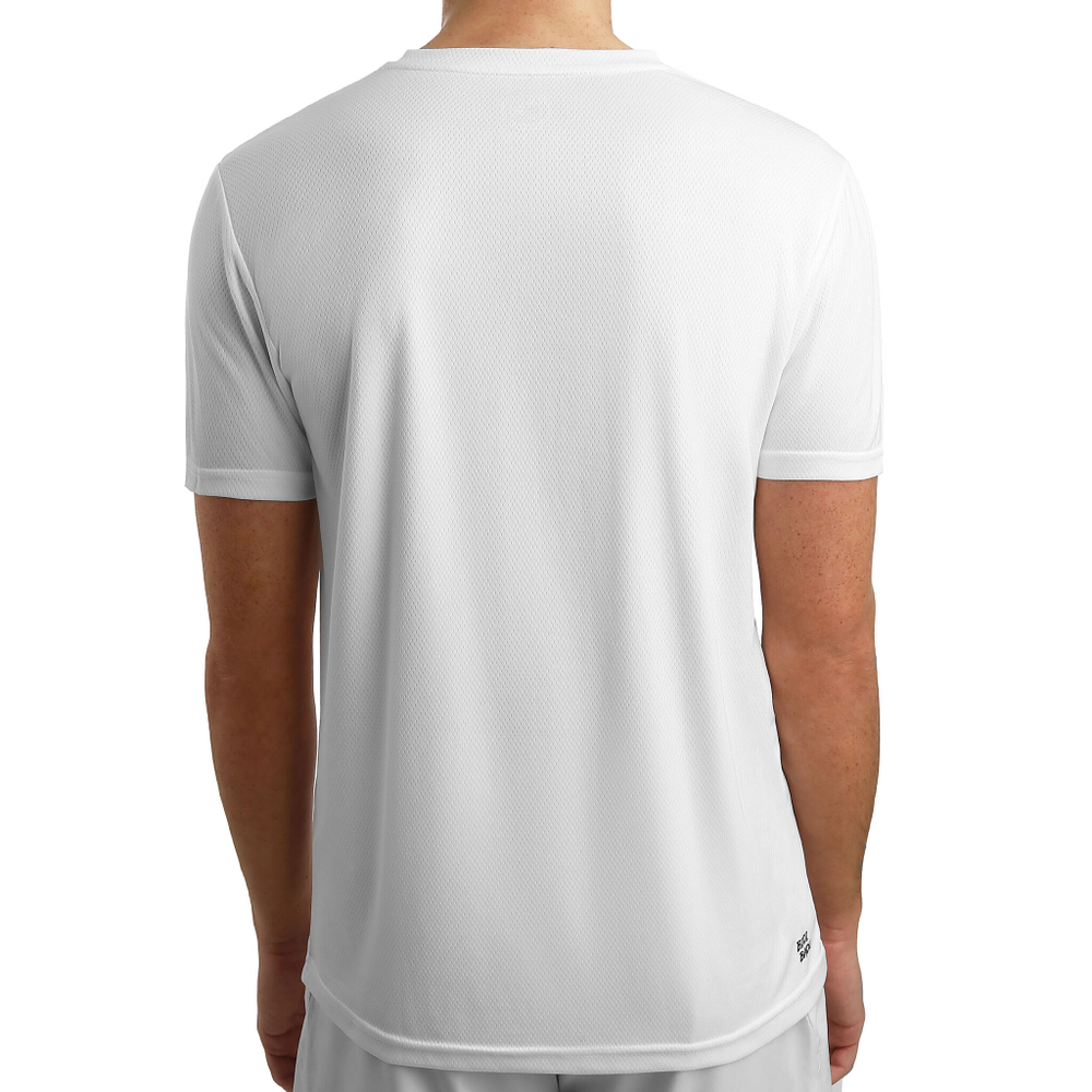Мужское теннисное поло BIDI BADU Ted Tech T-Shirt Men - White, Black