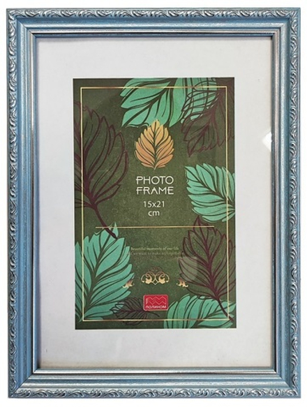 Фоторамка пластик 15х21 см Палермо лазурь