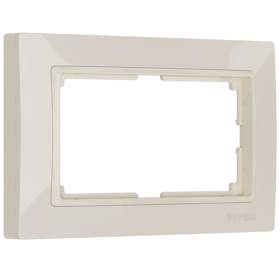 Рамка для двойной розетки Werkel Snabb basic слоновая кость W0082003 4690389161506