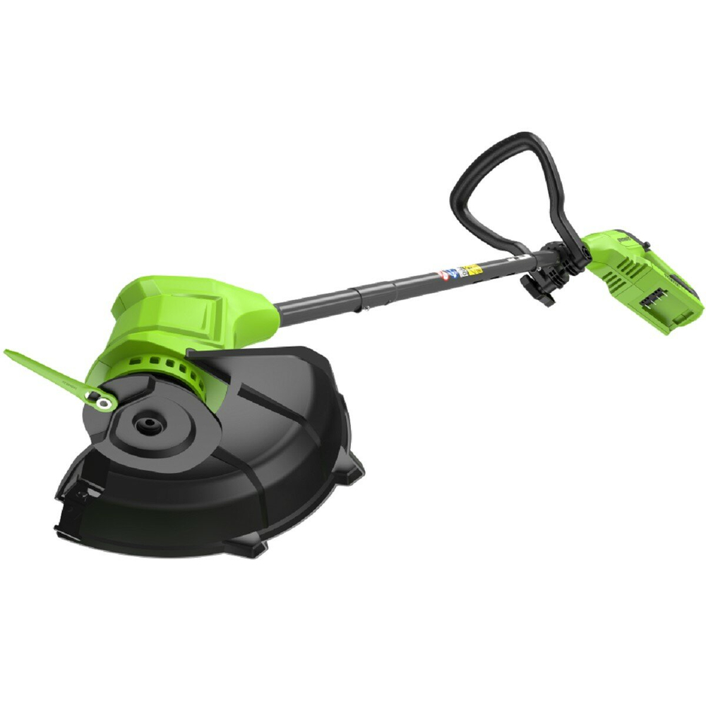 Триммер аккумуляторный GREENWORKS 2113307SA 24V, 25 см, с 1хАКБ 2 Ач и ЗУ