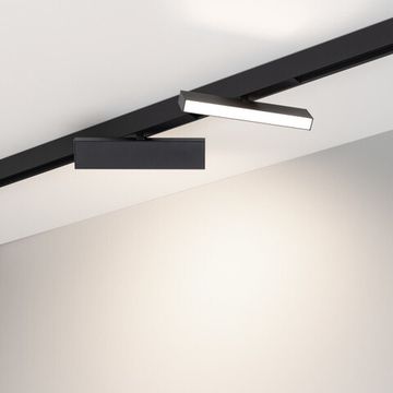 Магнитный трековый светильник 6W 4000K 034234 черный MAG-FLAT-FOLD-25-S200-6W Day4000 Arlight