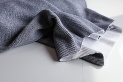 МЕЛАНЖ - Трикотаж в рубчик, утепленный (Елена) (к1 стрела от сгиба 15см)