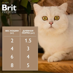 Влажный корм для стерилизованных кошек Brit Premium 0,085кг куриная печень в соусе пауч, 14 паучей