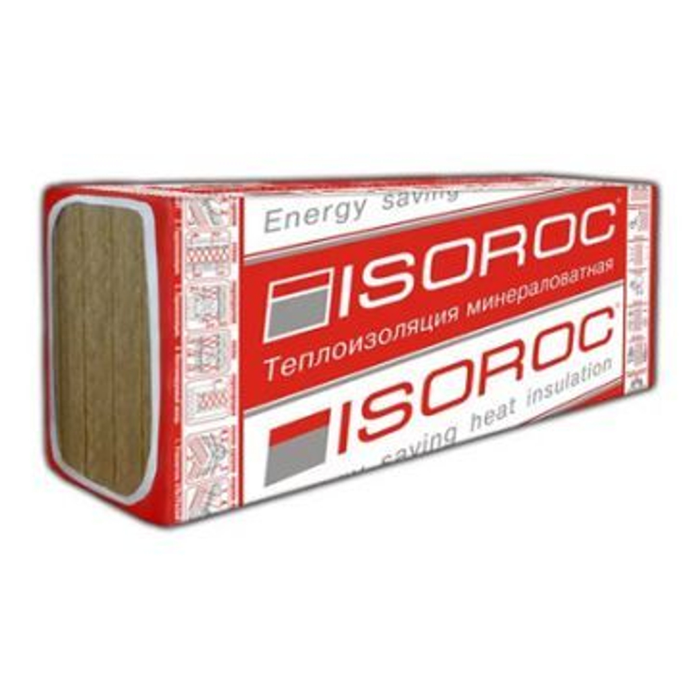 Базальтовая вата Isoroc Изолайт 1000х500х100 мм 4 шт (50 кг/м3; 0,2 м3; 2 м2)
