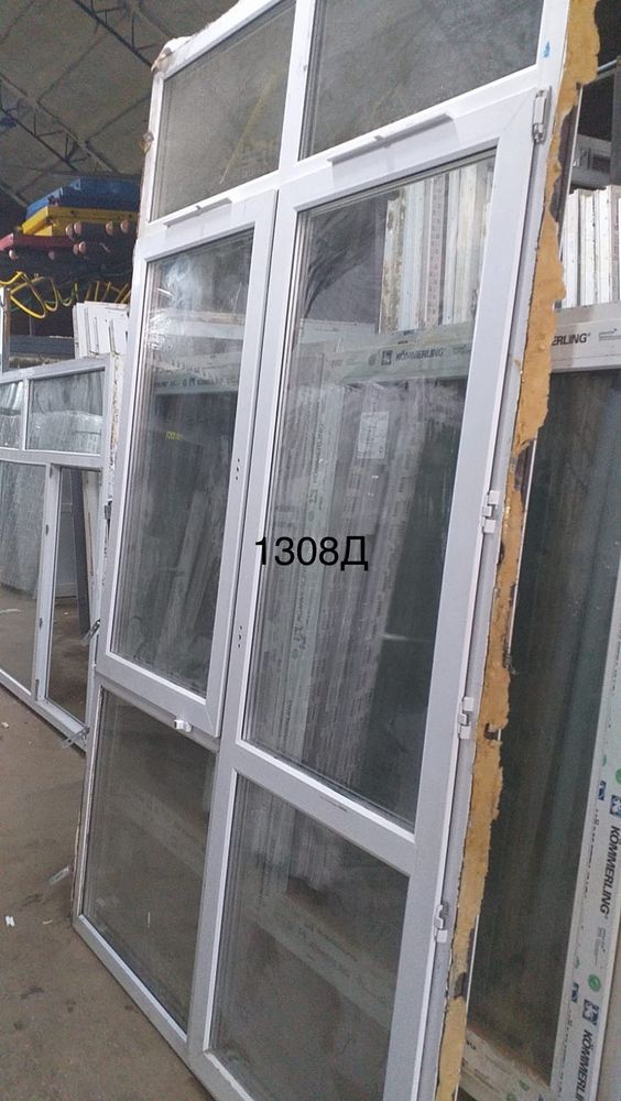 Дверь Пластиковая Б/У 262(в) х 155(ш) (балконный блок)