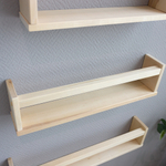 Полка настенная деревянная 30*9*12,5 (1шт.)