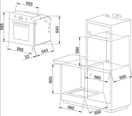 Электрический духовой шкаф FRANKE GN 82 M NT XS