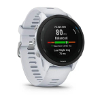 Смарт часы Garmin Forerunner 255 Music с белым ремешком