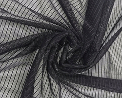 _Эластичная сетка, черная, полоски, (Арт: ESPK-170)