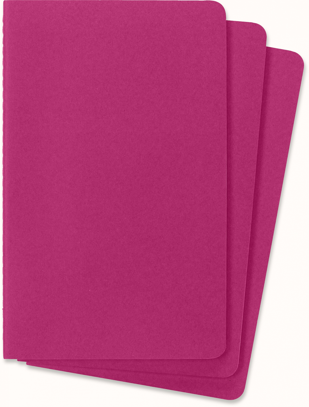 Блокнот Moleskine Cahier Journal (CH018D17) 13х21 см, 80стр. без линовки, обложка картон, розовый неон (3шт)