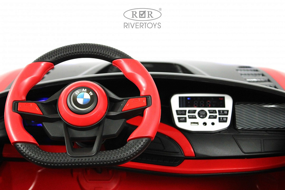 Детский электромобиль RiverToys G007GG красный