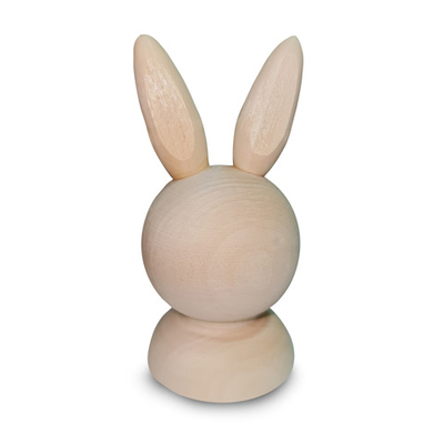 Фигурка зайца 105*d45мм, деревянная заготовка