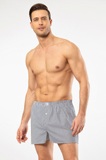 Трусы мужские боксеры темно-синий полоска