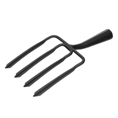 Вилы 4 - х рогие, копальные, 190х220 мм, кованые, без черенка, Арти