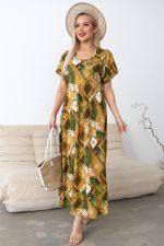 Платье Рада (горчичный) Р11-1166/10 Nikol