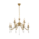 8319/12 CLASSI LN26 077 шампань/прозрачный, металл/хрусталь Люстра E14 12*40W 220V SEVERINA