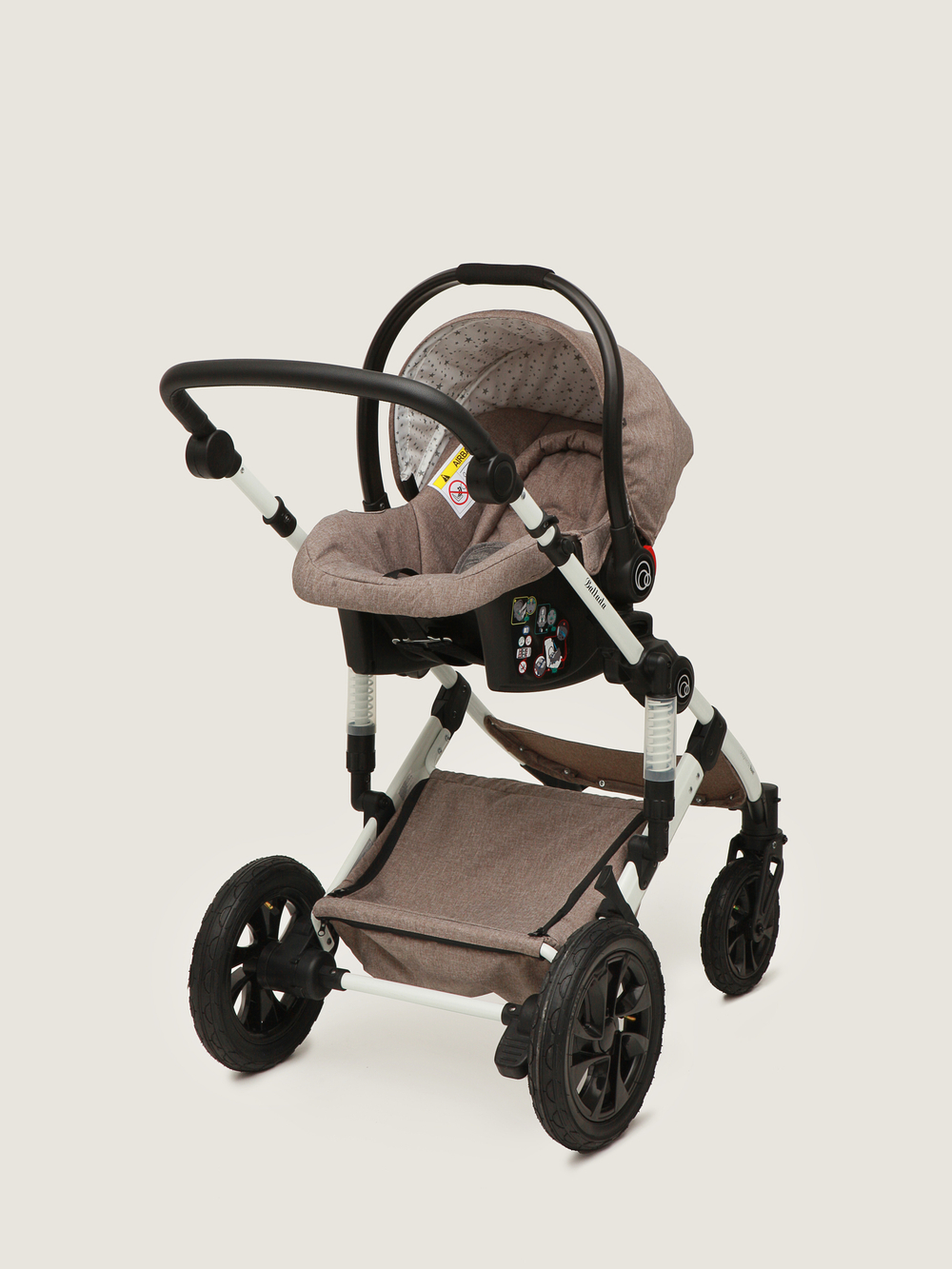 Коляска детская "BALLADA" RA208 3 in 1 grey