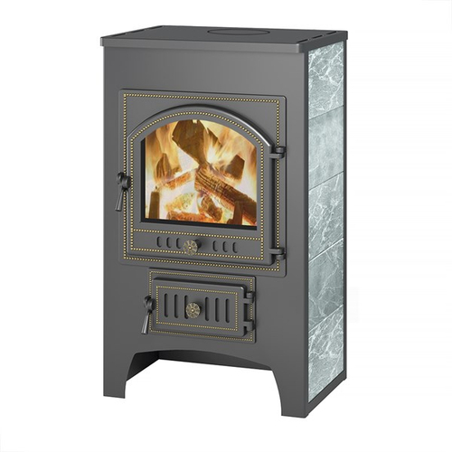 Печь-Камин ВЕЗУВИЙ ПК-01 (205) талькохлорит 12 кВт (200 м3) Ø 150 мм