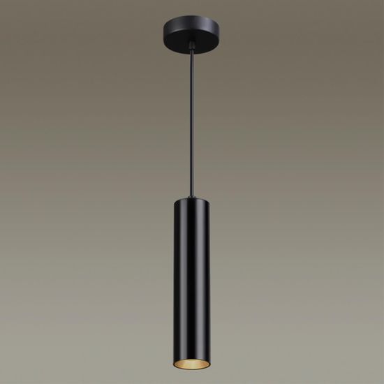 3872/1L HIGHTECH ODL19 399 черный Подвесной светильник GU10 1*50W 220V KIKO