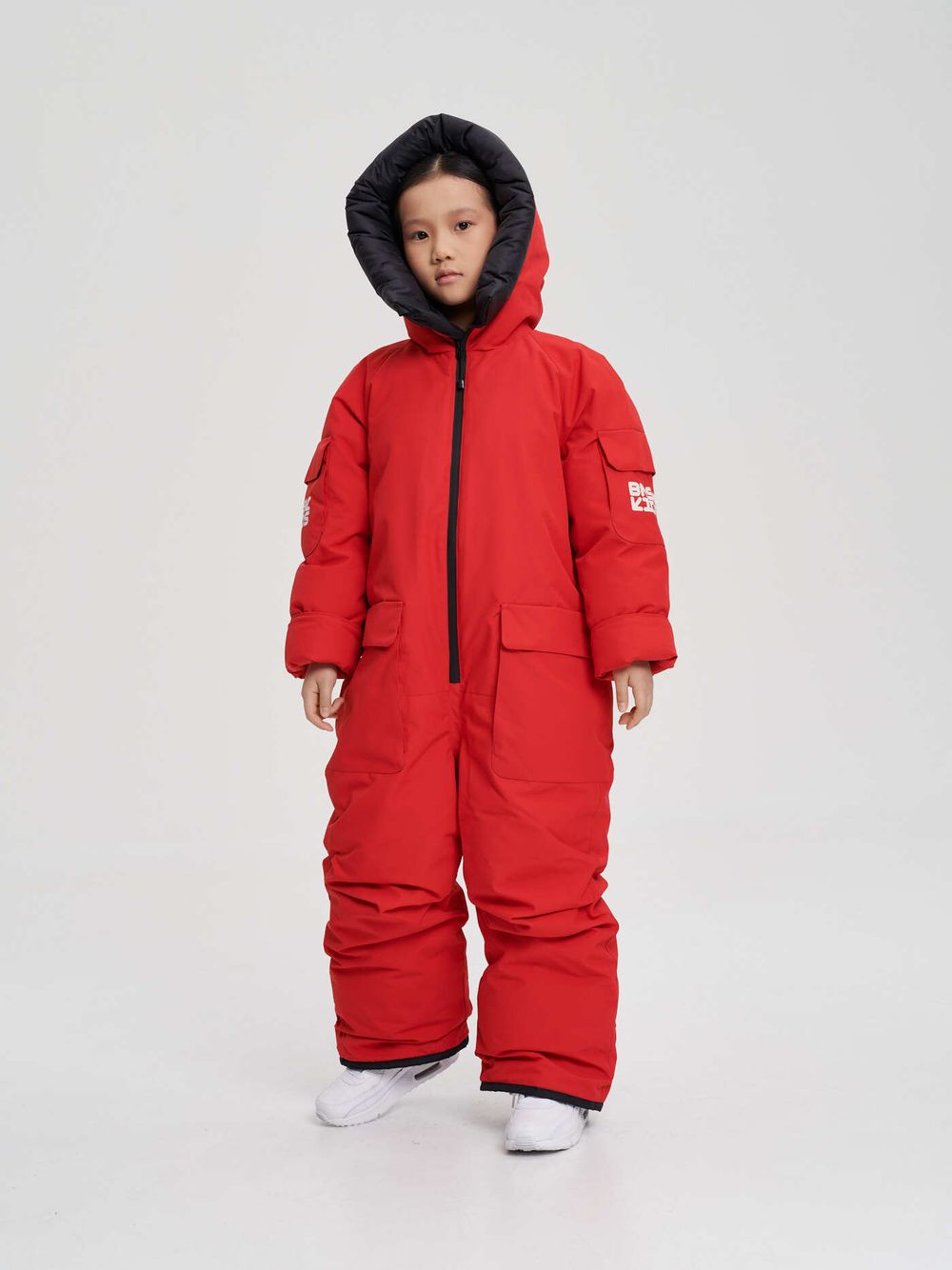 Комбинезон детский пуховый BASK kids YETI красный