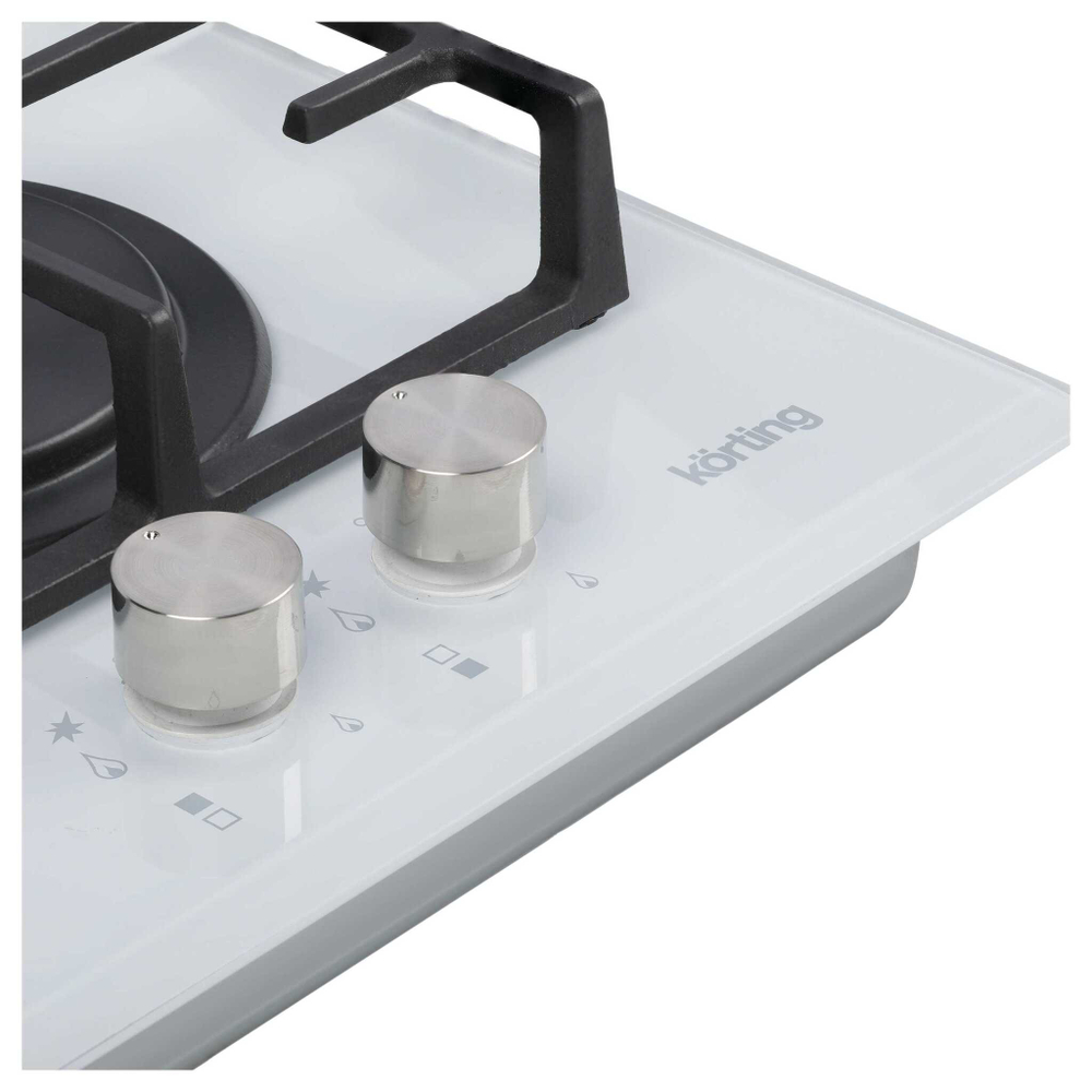 Газовая стеклянная варочная панель Korting HGG 3825 CW фото 5