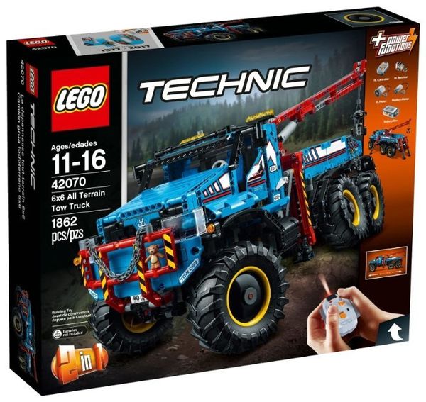 Электромеханический конструктор LEGO Technic 42070 Эвакуатор-внедорожник 6х6