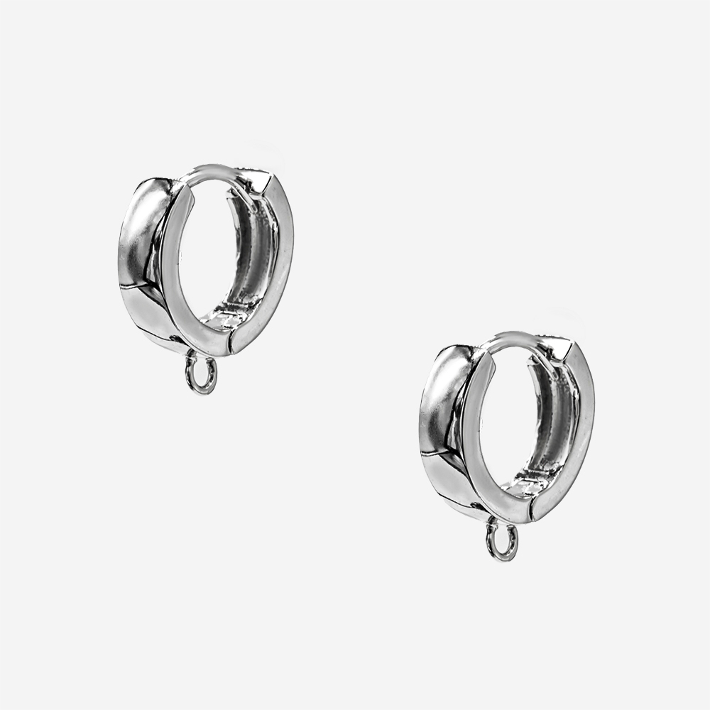 Швензы-кольца "Base" 15*5мм, родирование