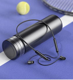 Беспроводные наушники Borofone BE58 чёрные спортивные