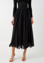 Юбка плиссе макси 90