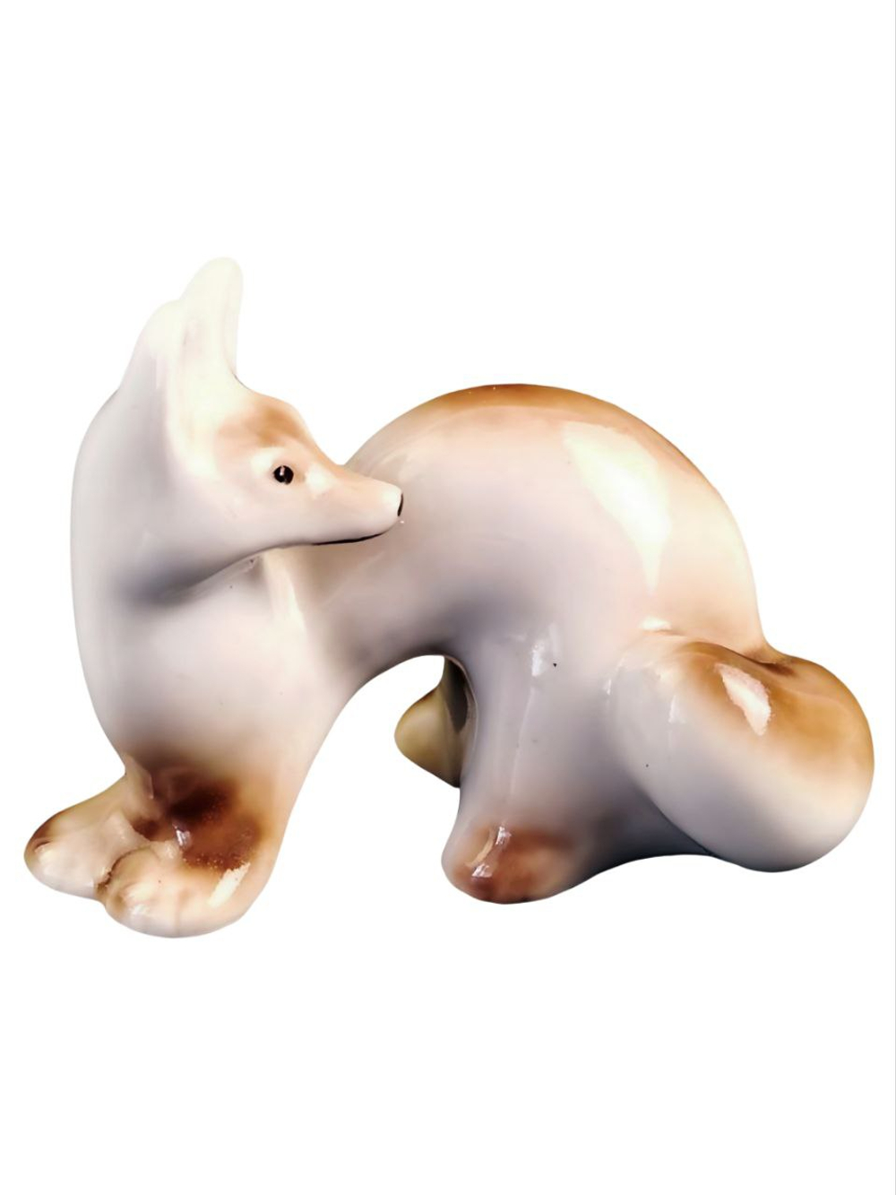 Фарфоровая статуэтка (миниатюра) "Куница" ЛФЗ