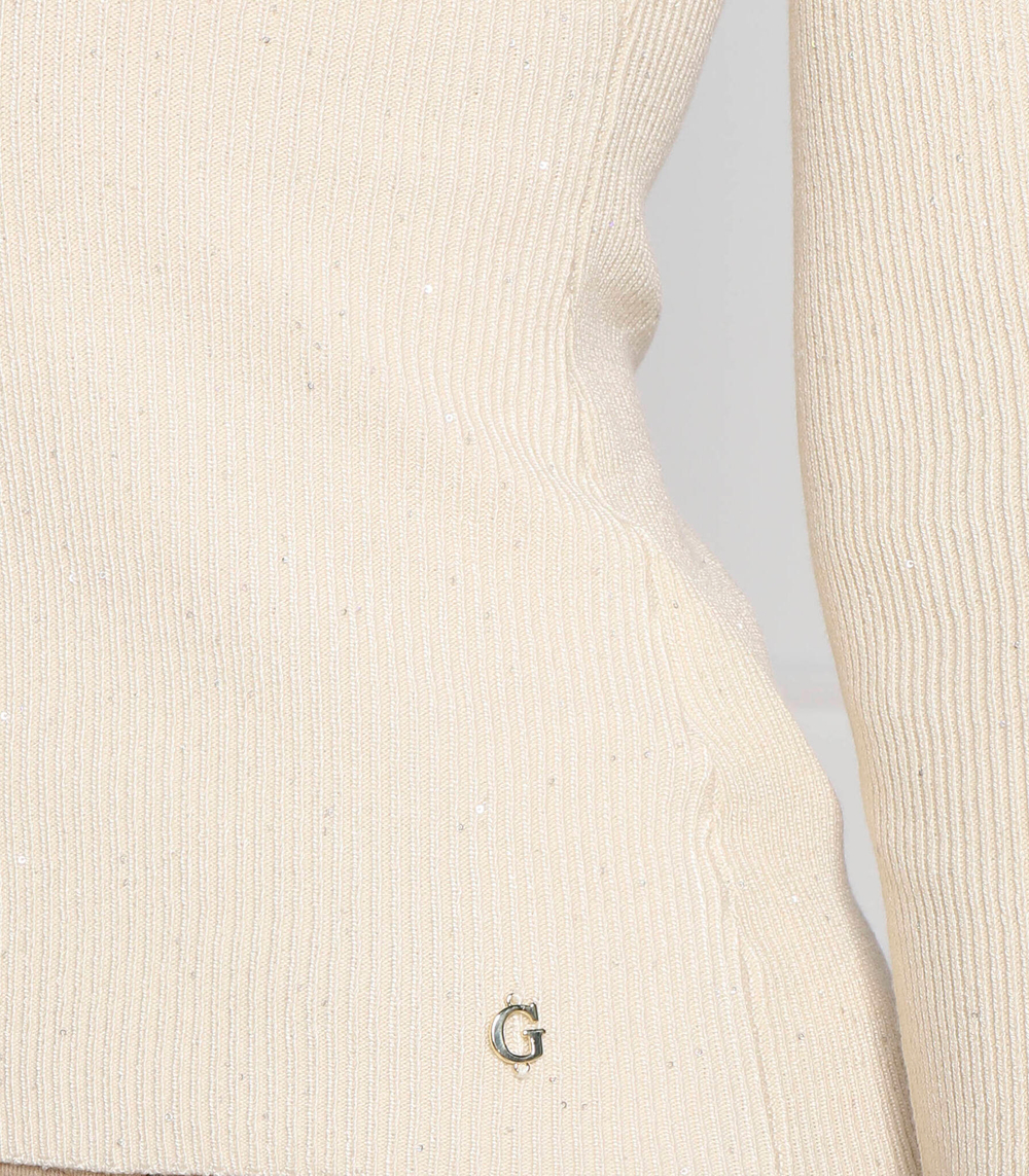 свитер 1981 ankle GUESS - кремовый (W3RR58 Z34O0)