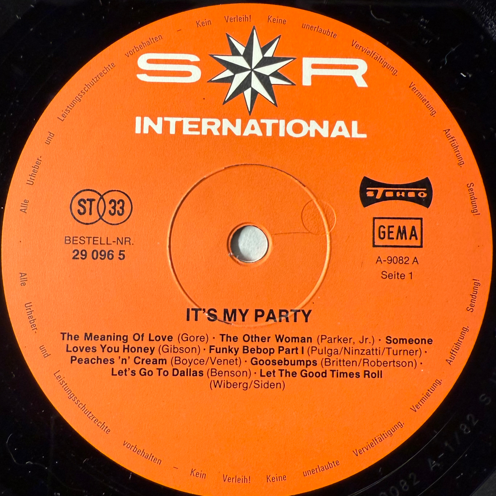 Сборник It's My Party - 48 Hits For Dancing 3LP (Германия 1982г.)