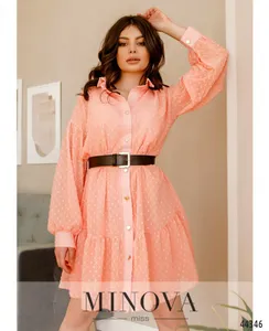 Платье 8634-персик Minova