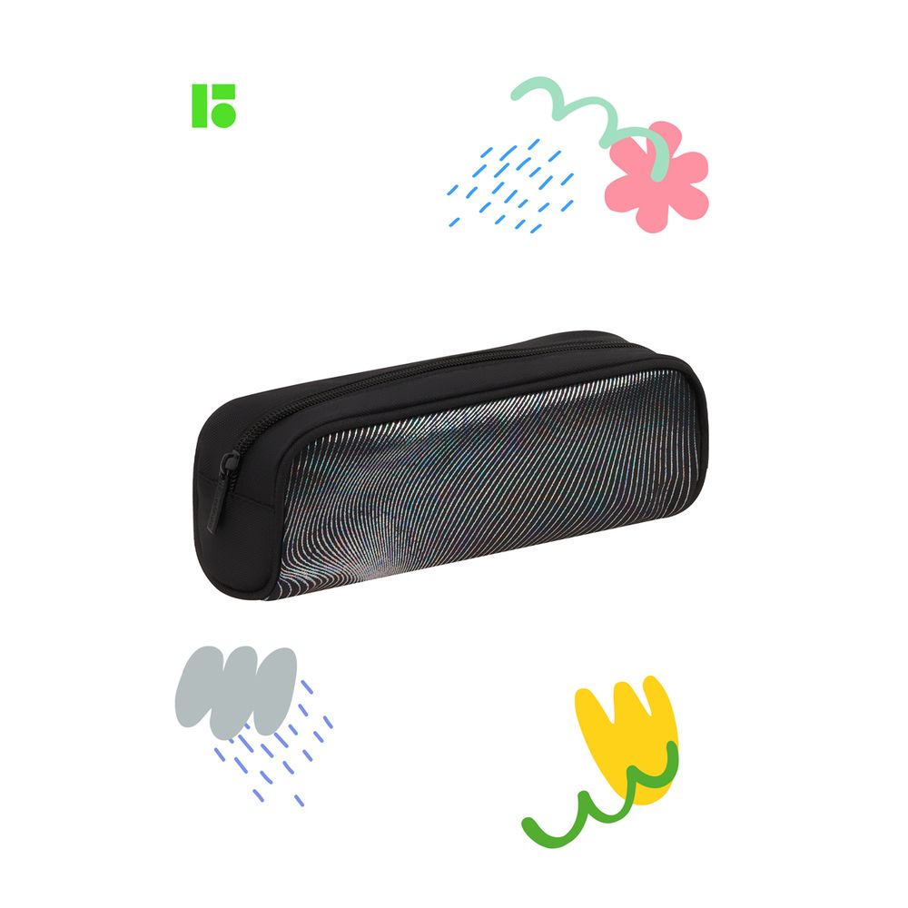 Пенал 1 отделение, 220*75*55 Berlingo "Electric", полиэстер