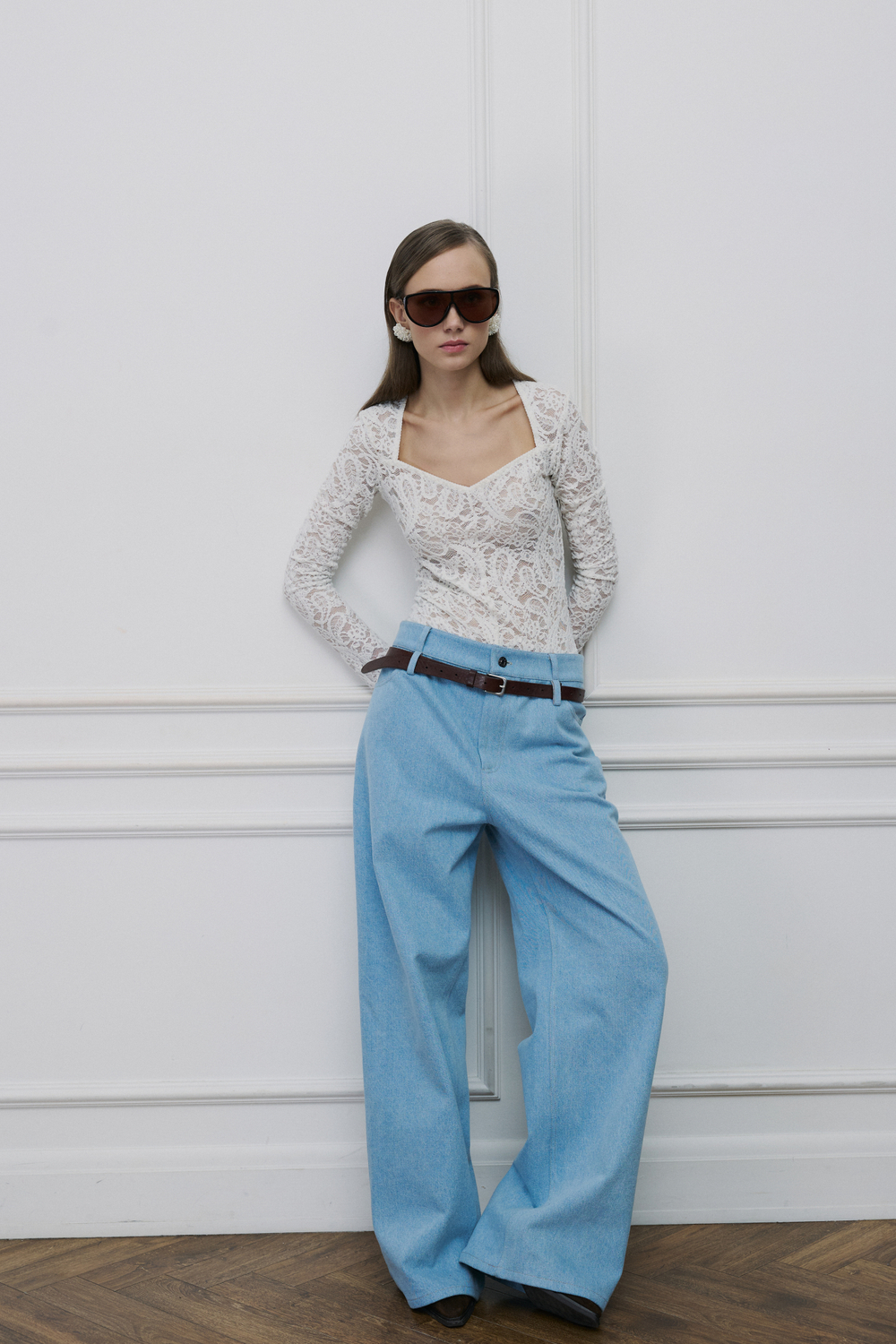 Джинсы багги