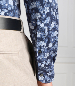 рубашка Emanuel Berg - голубой(ML-Marseille SFJ4)