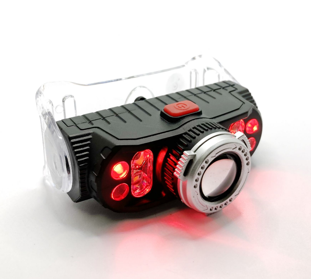 Фонарь NGY HY-T660-1 налобный + крепление на велосипед