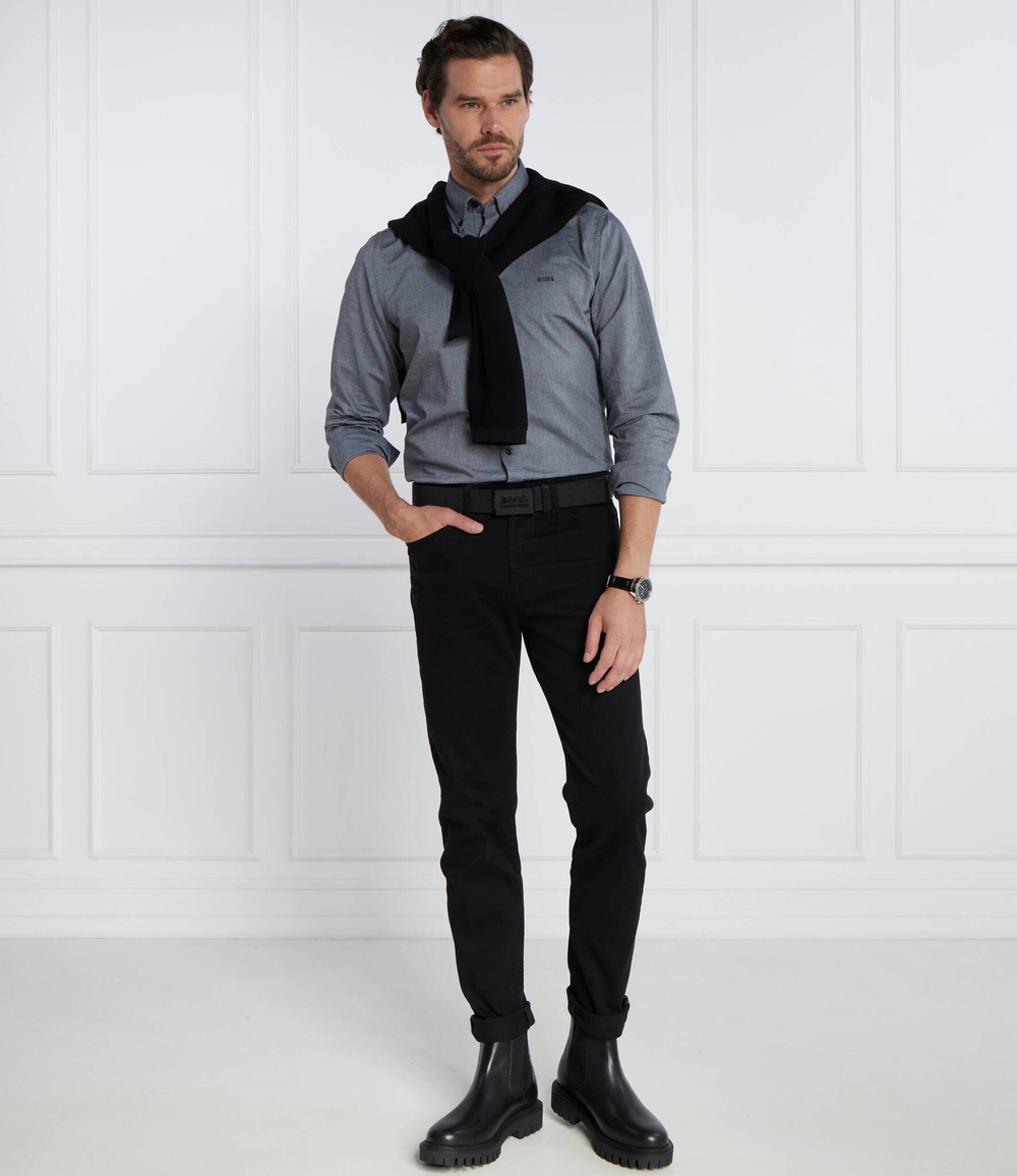 Рубашка Rickert BOSS ORANGE - серый(50489341)