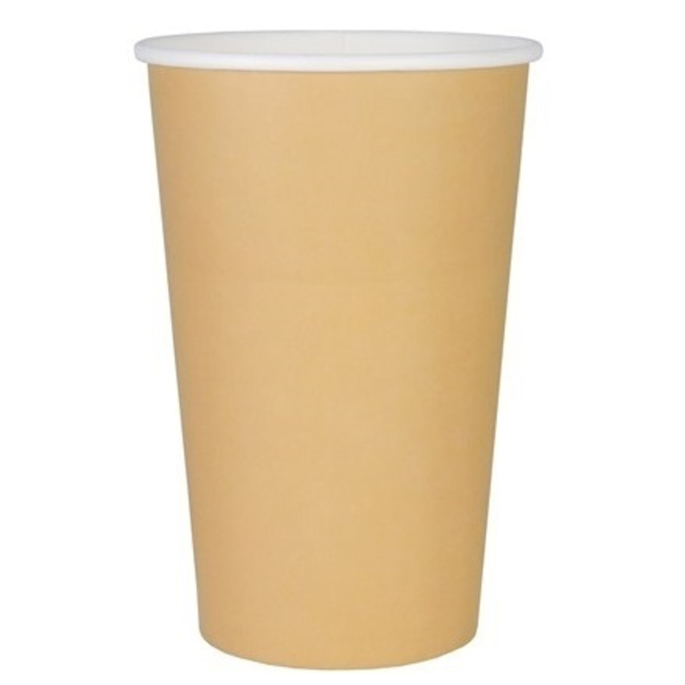Стакан бум. 400мл d-90мм КРАФТ для гор.нап. 1/50шт