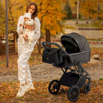 Коляска 3 в 1 Sweet Baby SBL Massimo + автокресло Premier Black Beige