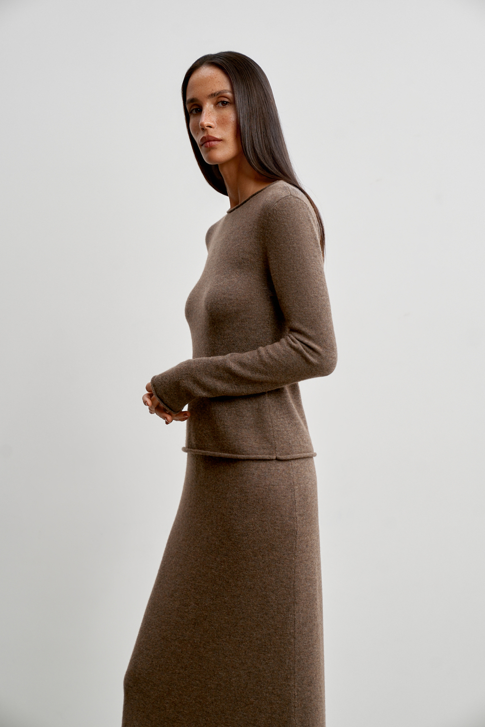 Джемпер ISABEL, шоколадный