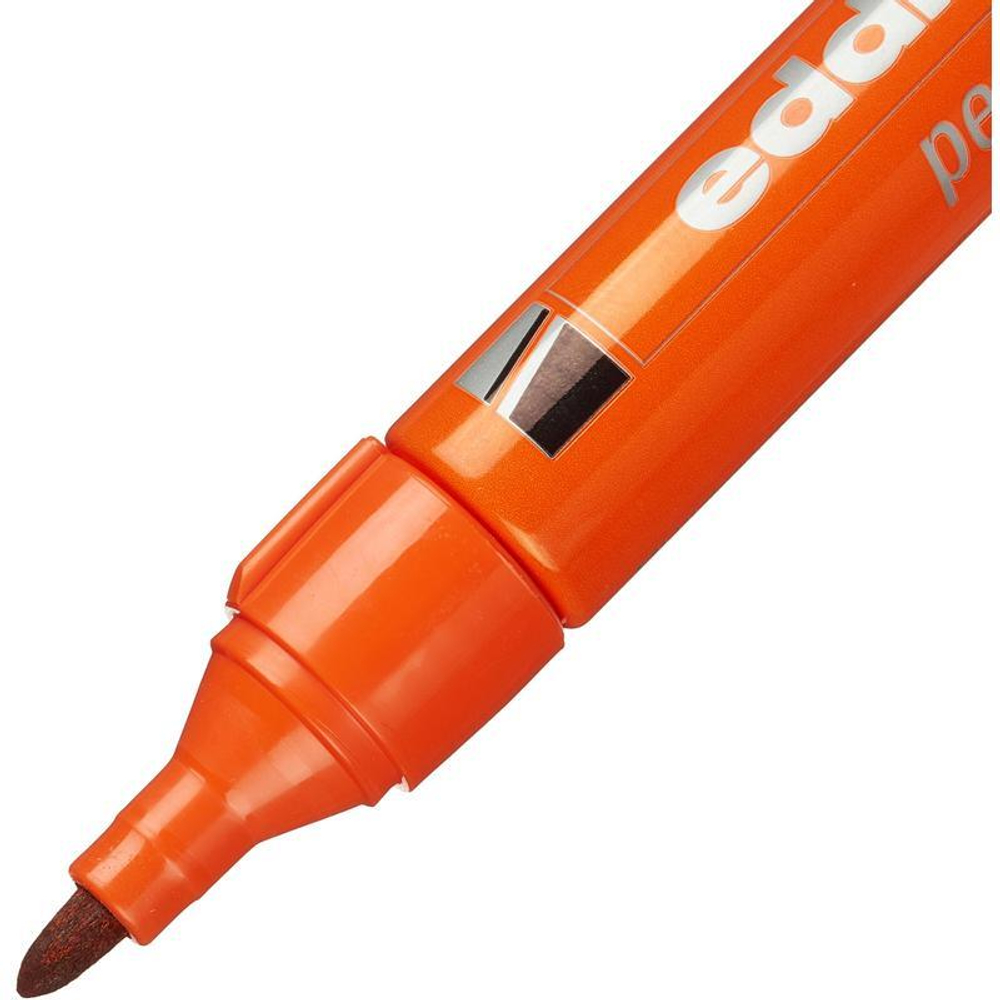 Маркер перманентный Edding "2000C/6" оранжевый, пулевидный, 3мм