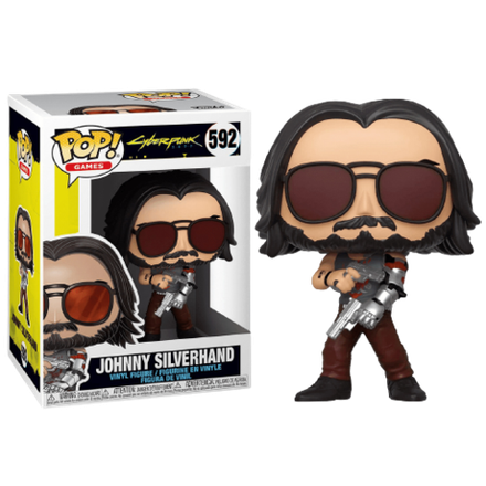 Фигурка Funko POP! Games Cyberpunk 2077 Johnny Silverhand w/ Gun