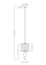 Подвесной светильник Freya FR5093PL-01CH